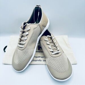 Hike Footwear HF Stride Sneaker Barefoot Beige Lace Up EU 40 M 7-7.5 W 9-9.5